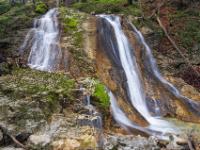 Wolfsschlucht - Erster großer Wasserfall mit drei Armen